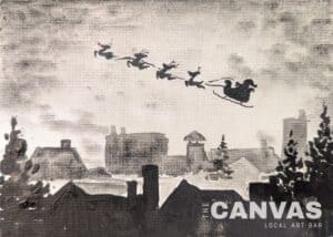 2C Santa's Sleigh 5x7 wm min