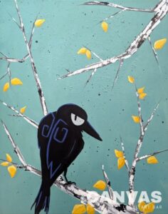 Grumpy Autumn Crow 800px wm min